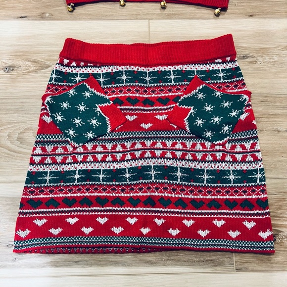 2 PIECE UGLY CHRISTMAS OUTFIT SIZE MEDIUM - Picture 3 of 6
